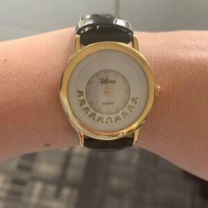 Disney Gold and Black Women's Watch